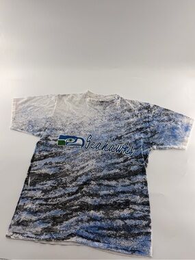 Vintage Seattle Seahawks Jostens 1990s T Shirt Large Single Stitch Made in USA